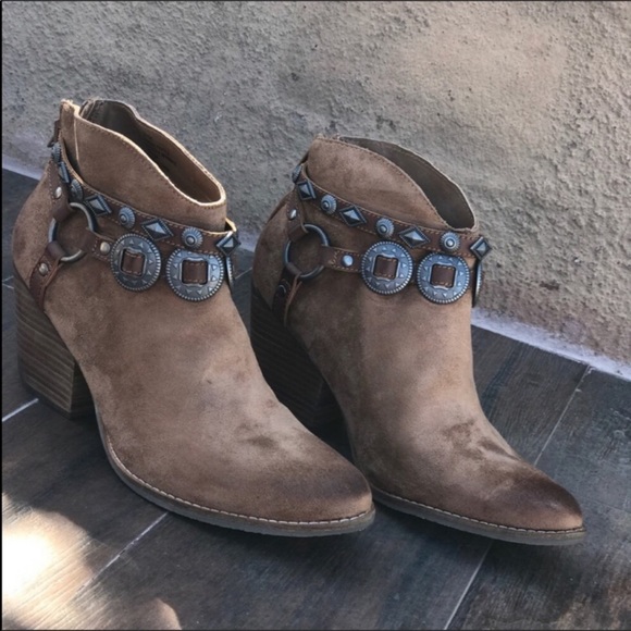 Free People Shoes - NIB Wild West Harness Western Boho Ankle Booties